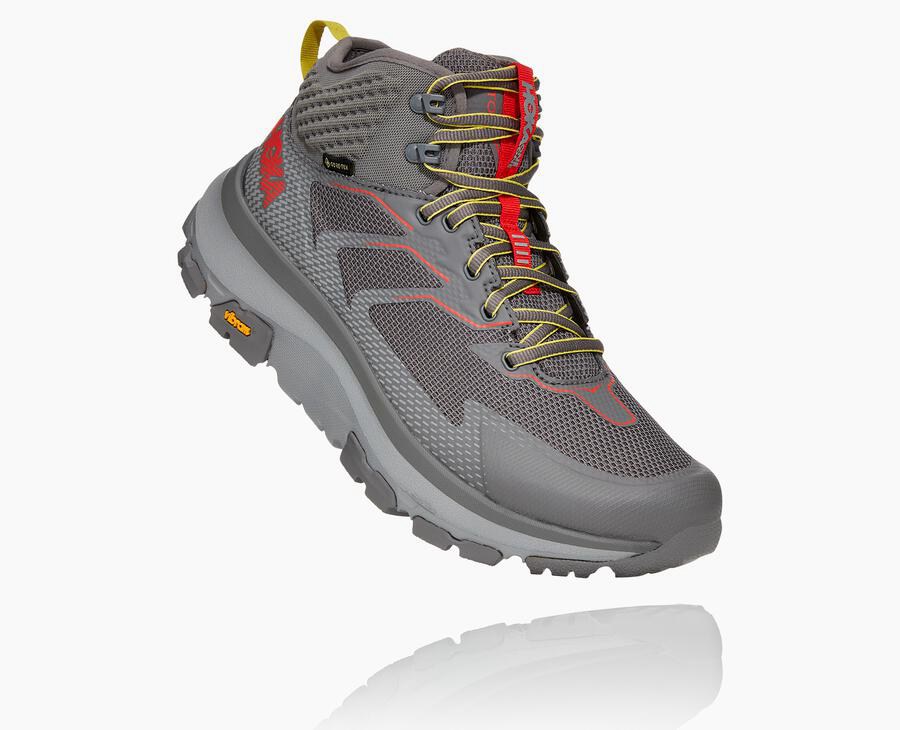 Hoka One One Mens Hiking Boots - Toa GORE-TEX - Grey - JNBA85473